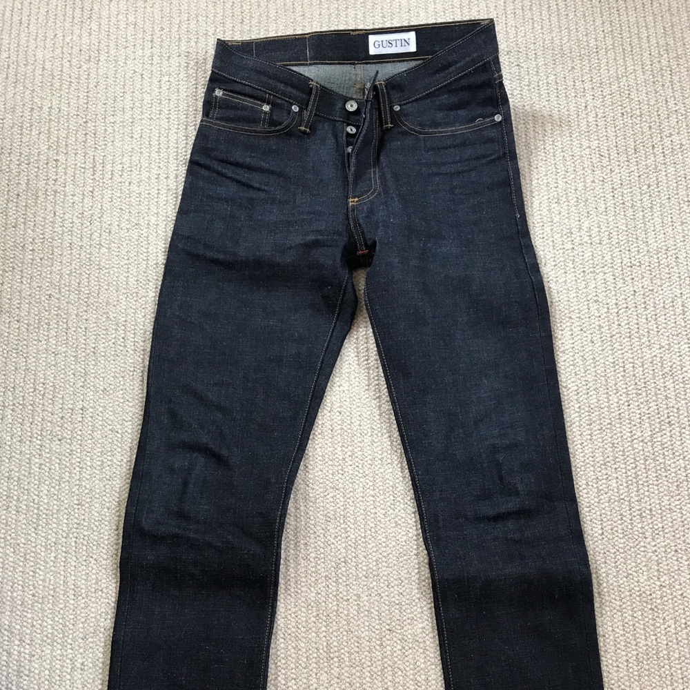 Gustin Selvedge Denim Jeans Men Size 30